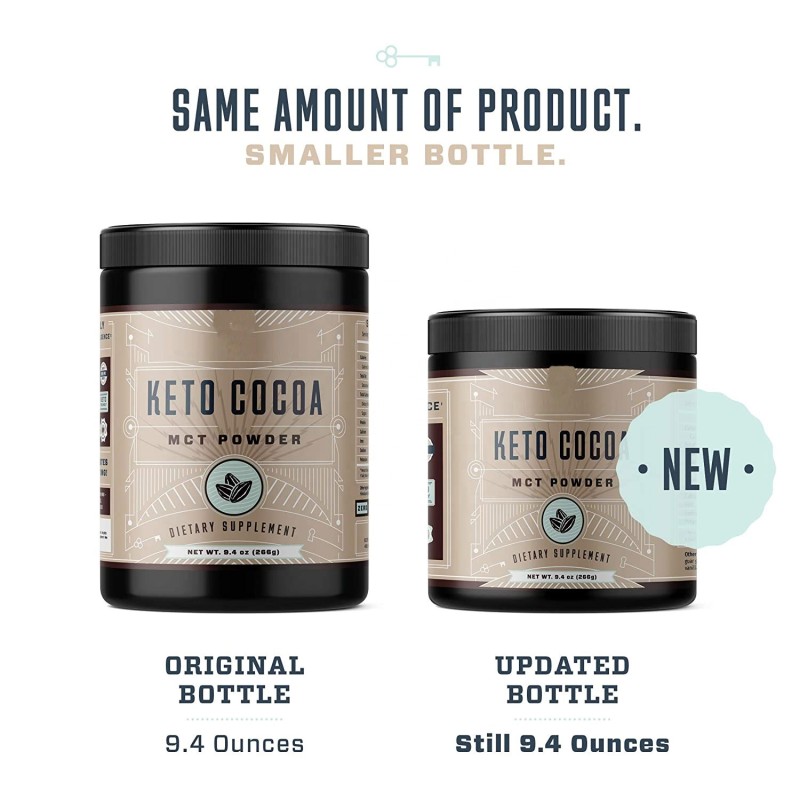 Keto Cocoa Powder Manufacturer - Sugar Free Instant Hot Chocolate Mix with 6g MCTs Low Carb