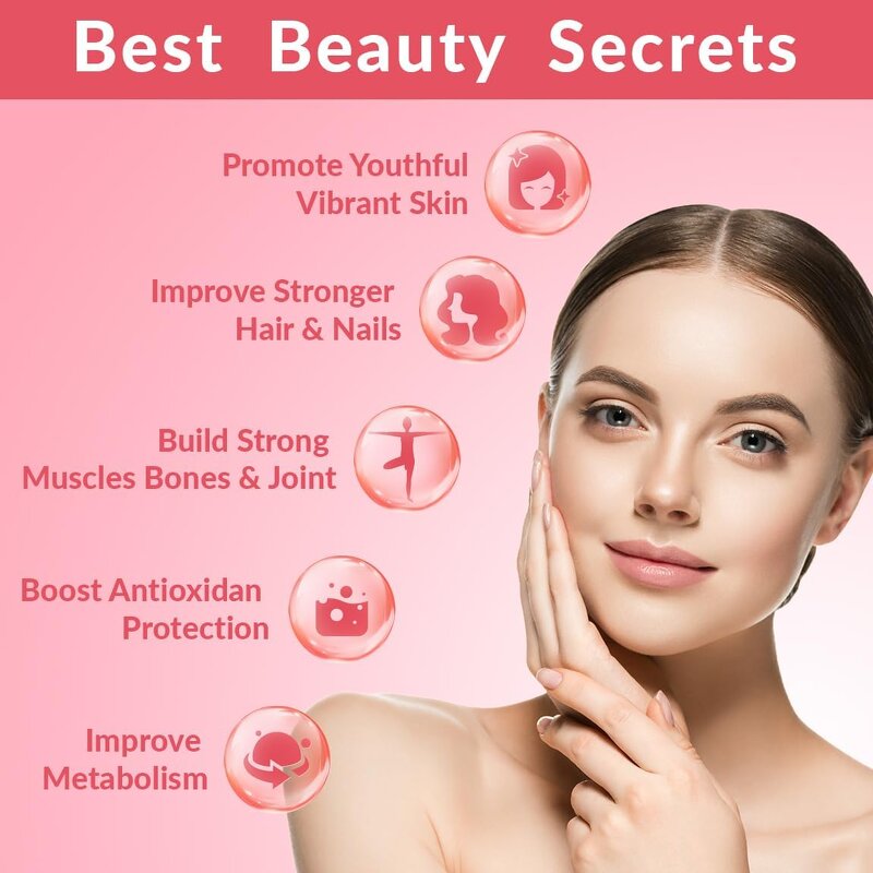 Collagen Gummies - Custom Organic Biotin Vitamin C Immunity Whitening Adults