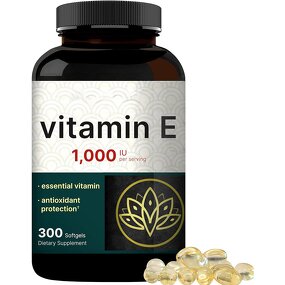 Vitamin E Softgels - OEM ODM 1000mg Vegan Skin Care Antioxidant Immunity Support