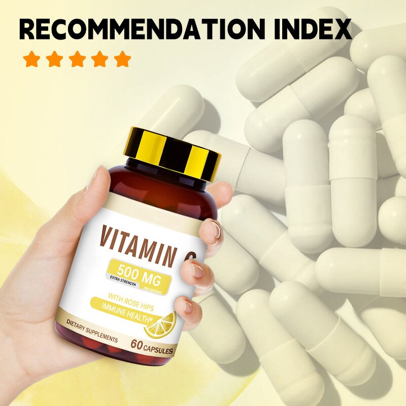 Vitamin C Capsules - OEM ODM Private Label Skin Whitening Health for Adults