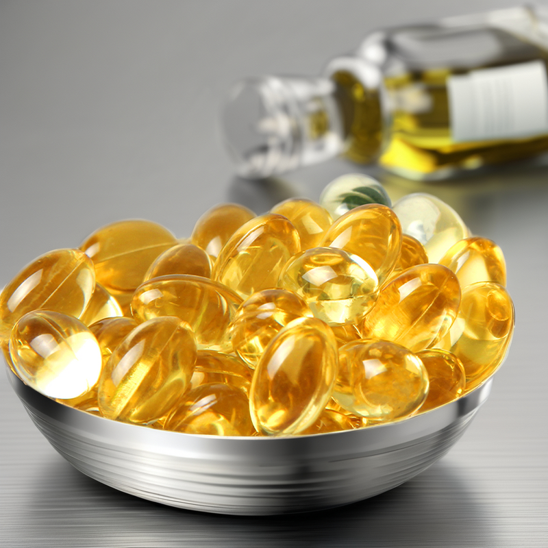 Omega 3 Fish Oil Softgels - 1000mg Bulk Health Food Grade Supplement for Adults