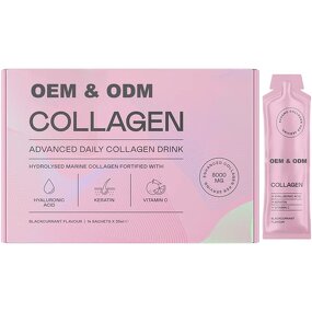 Collagen Oral Liquid - Private Label 8000mg Marine SOD CoQ10 Skin Firmness