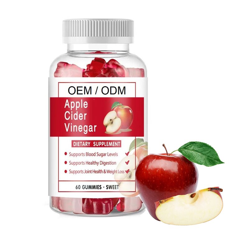 Apple Cider Vinegar Gummies - OEM Vegan Keto Beauty Nutrition Supplement Adults