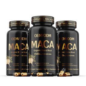 Maca Root Extract Capsules - OEM ODM 1500mg Male Fertility Reproductive Health