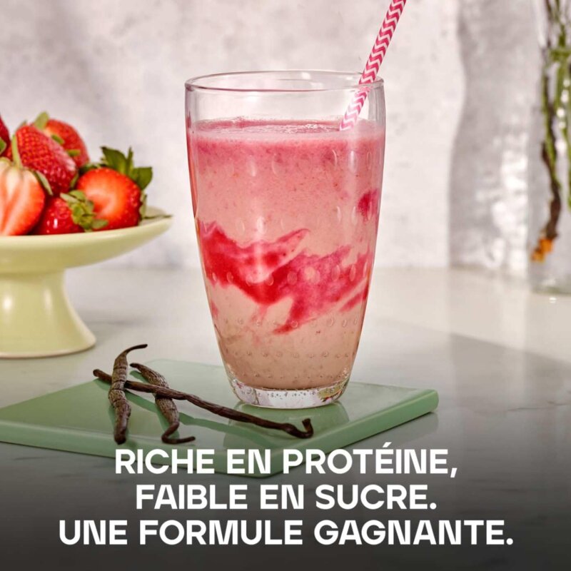 Whey Protein Powder - Bulk Pure Strawberry 22g Protein 5g BCAA Post-Workout