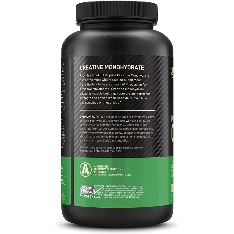 Creatine Monohydrate Powder - Pre-Workout Pure Adult Bodybuilding Sports Nutrition