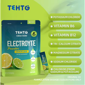 Electrolyte Powder - OEM Lemon Lime Hydration Energy Booster Adult Sport Beverage