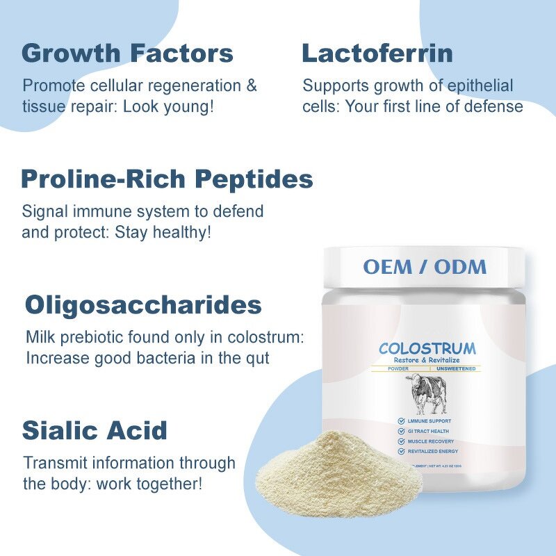 Bovine Colostrum Powder - China OEM ODM Private Label Health Supplement