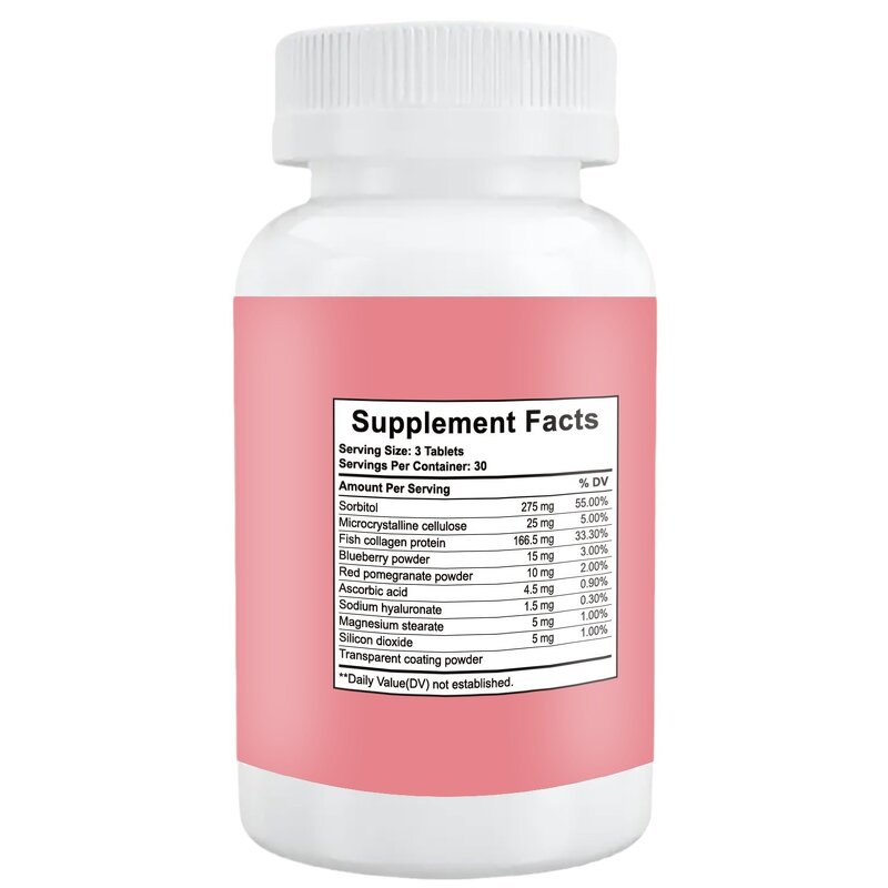 Collagen Protein Tablets - OEM ODM Collagen Supplement for Women Skin Care