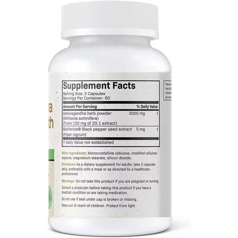 Ashwagandha Softgels - OEM Stress Relief Sleep Support Adaptogen Supplement