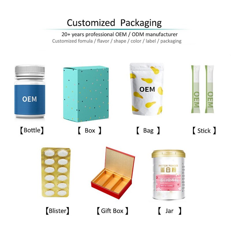 Collagen Protein Powder - OEM Hydrolyzed Vitamin C Non-GMO Dropshipping Adults