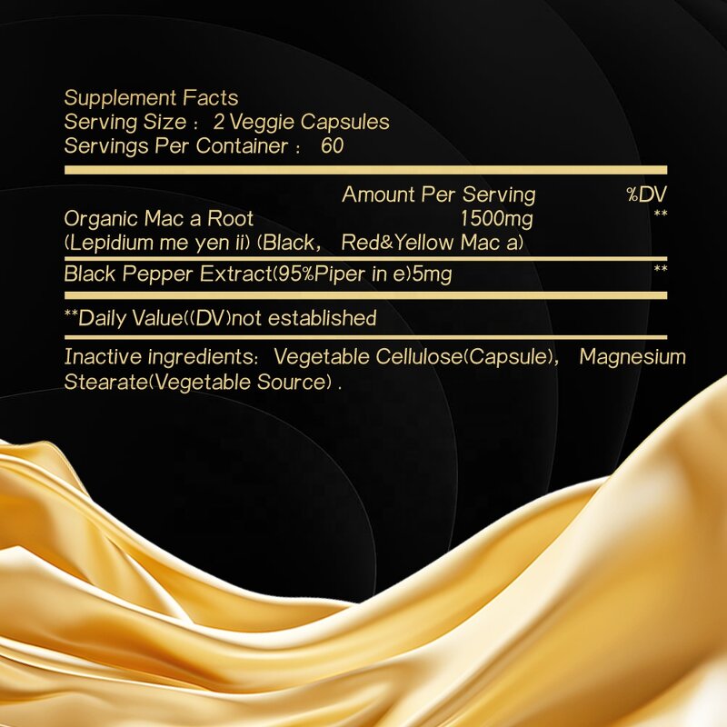 Multi Maca Capsules - Private Label Hips Butt Enlargement Men Power Supplement