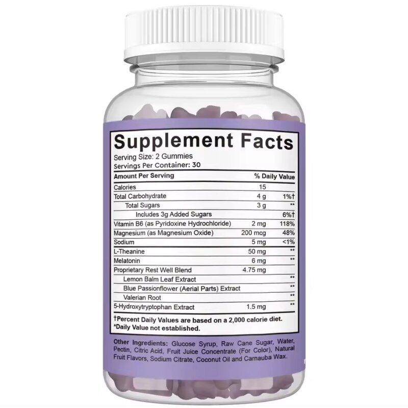Melatonin Gummies - OEM ODM Vitamin Support Sleep Memory Men Women