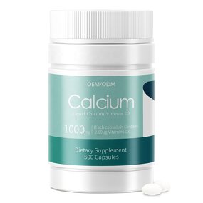 Calcium Vitamin D3 Softgels - OEM ODM 1200mg Immune Support Bone Health