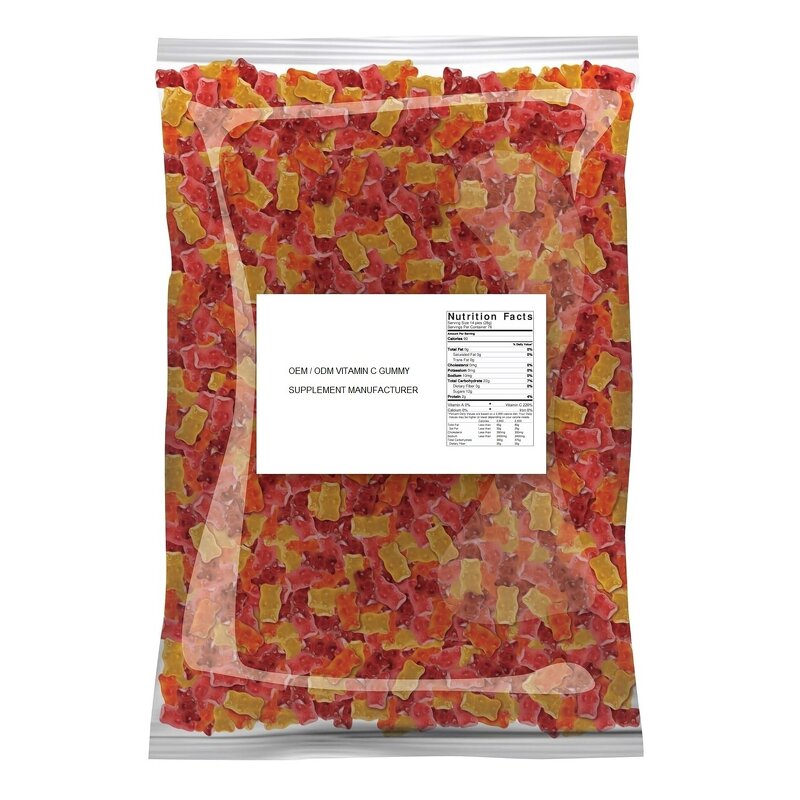 Vitamin C Gummies - Supplement Manufacturer Custom Bear Women Bulk Wholesale