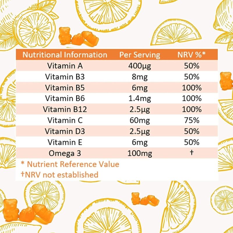 Multivitamin Gummies - OEM ODM Private Label Omega 3 Adult Health Supplement