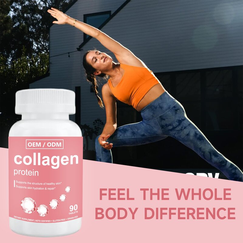 Collagen Protein Tablets - OEM ODM Collagen Supplement for Women Skin Care