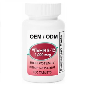 Vitamin B12 Tablets - Private Label 1000mcg Chewable Energy Support Adults Teens