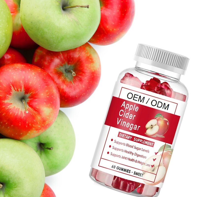 Apple Cider Vinegar Gummies - OEM Vegan Keto Beauty Nutrition Supplement Adults
