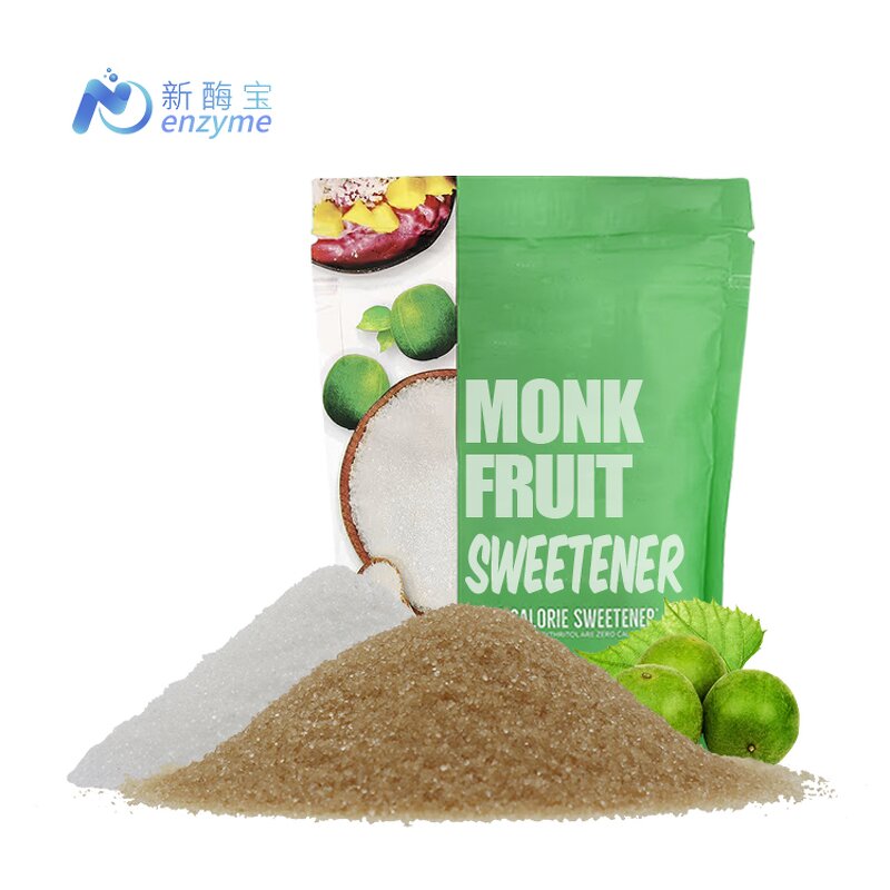 Monk Fruit Extract Manufacturer - Organic Mogroside Erythritol Blend Sweetener Powder