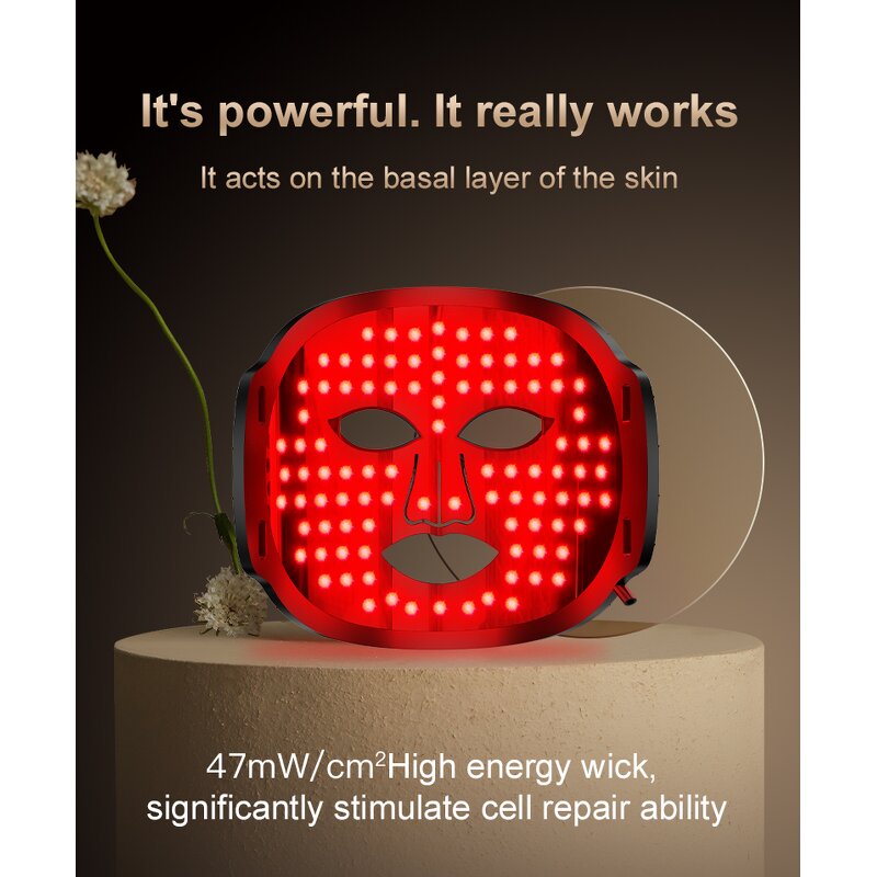 7 Spectrum LED Facial Mask - OEM Service Silicone Light Therapy Device