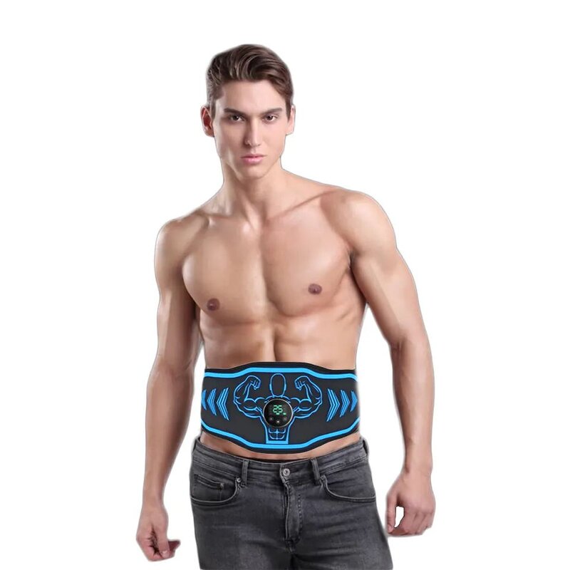 EMS Abdominal Toner Belt - Home Fitness Muscle Stimulation Abs Workout Trainer