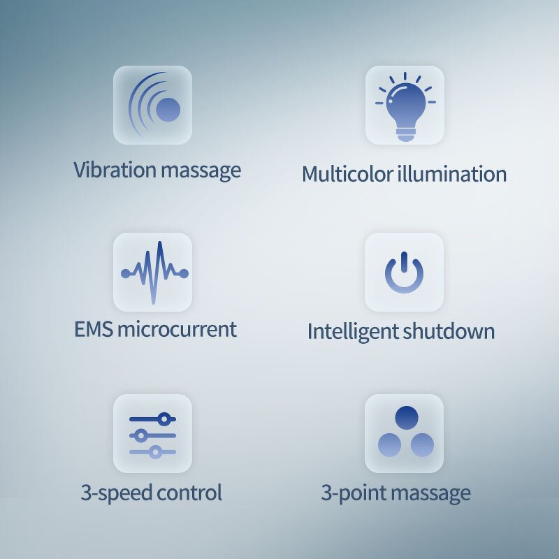 7 Color Face Lifting Wand - Newest Microcurrent High Frequency Light Therapy Device