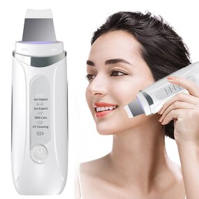 Ultrasonic Skin Spatula - Professional Heating Anti Pore Cleaner Sonic Peeling Machine