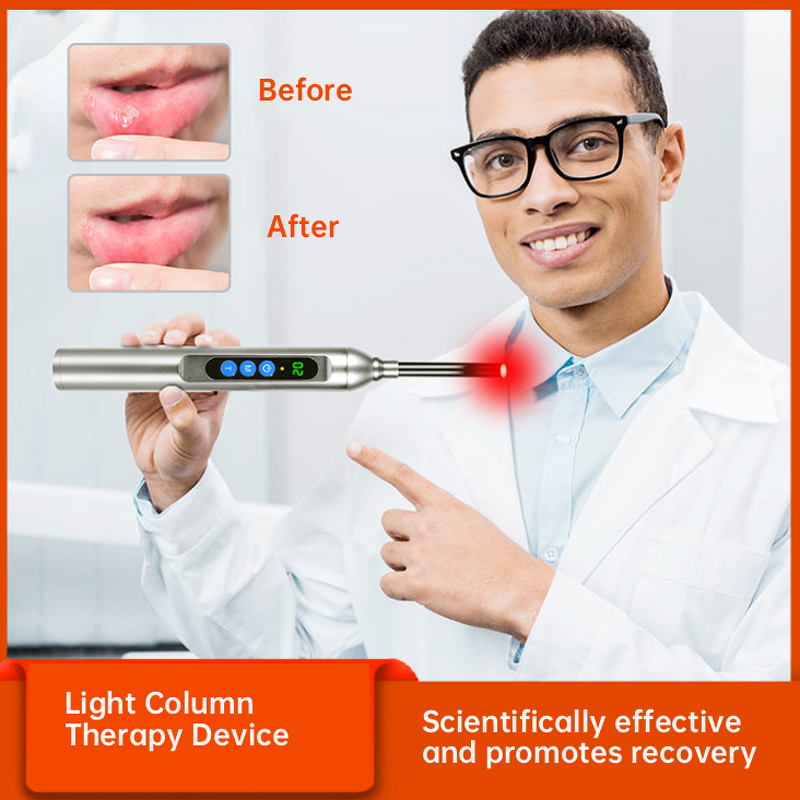 Handheld Red Light Therapy - Near Infrared Led Light Face Eye Lip Skin Care Tool