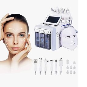 7 in 1 Hydro Facial Machine - Spa Skin Tightening Micro Dermabrasion Wrinkle Remover Device