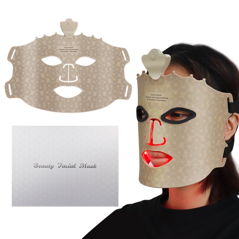 Photon Red Light Therapy Mask - Home Commercial Skin Care Tightening Rejuvenation