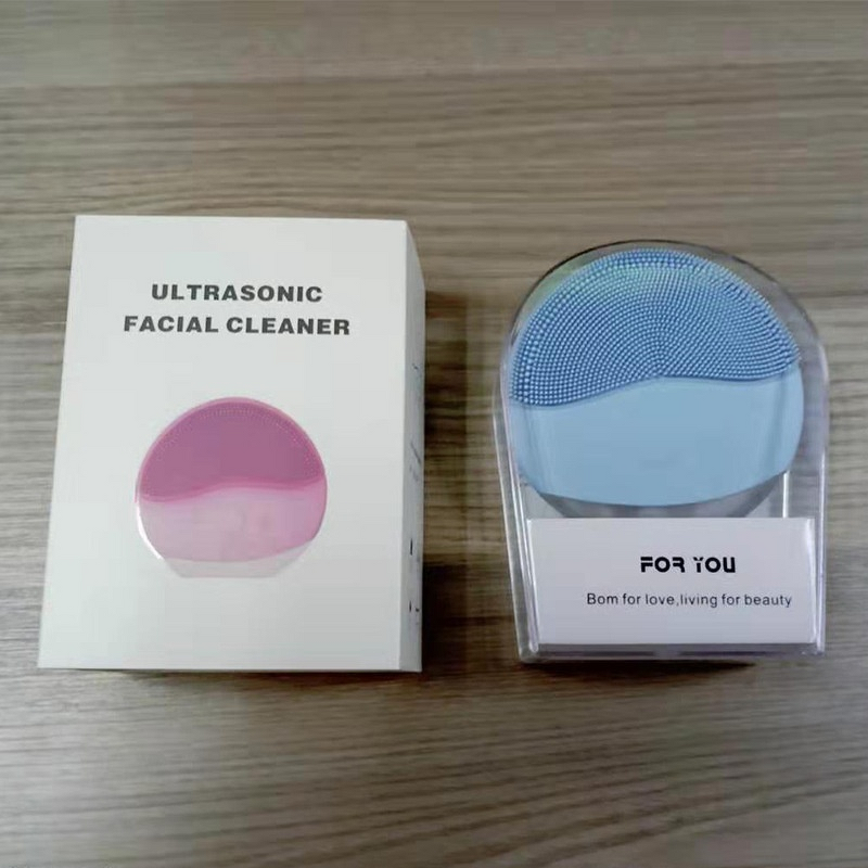 Silicone Facial Cleansing Brush - Electric Pore Cleansing Acne Removal Waterproof Rechargeable