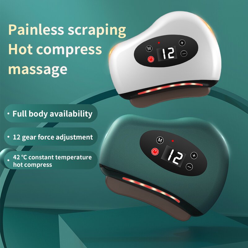 Electric Gua Sha Massager - Portable Household Natural Bian Stone Galvanic Scraping Tool