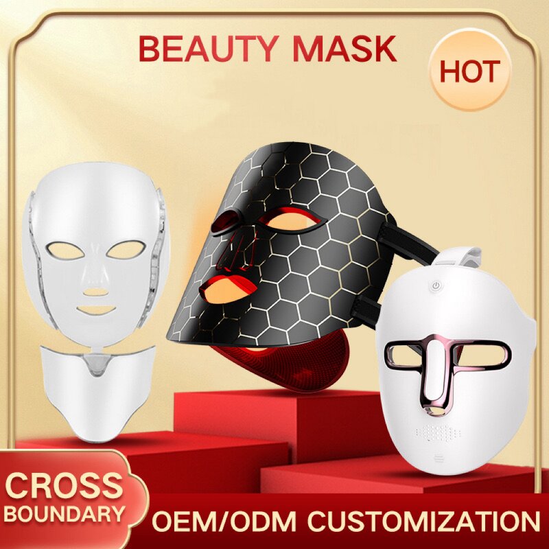 7 Color Photon LED Mask - Microcurrent Skin Tightening Rejuvenation Red Light Therapy