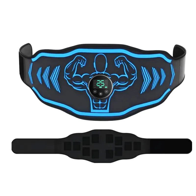 EMS Abdominal Toner Belt - Home Fitness Muscle Stimulation Abs Workout Trainer