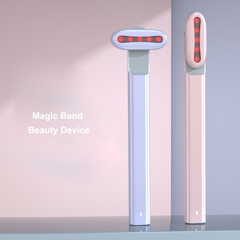 RF LED Facial Device - Professional At-home Anti-Aging Wrinkle Removal Microcurrent Tool