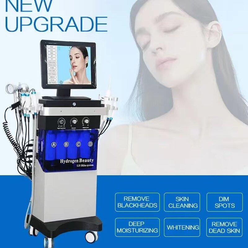 14 in 1 Hydro Facial Machine - Aqua Peeling Diamond Dermabrasion Skin Rejuvenation Device