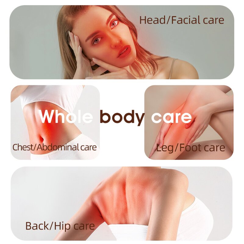 Red Light Therapy Panel - Phototherapy Spa Six Modes 185 Led Beads Pain Relief Acne Removal