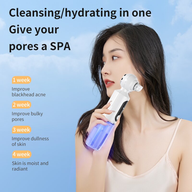 Water Cycle Blackhead Remover - New Skin Rejuvenation Hot Massage Vacuum Pore Cleaner