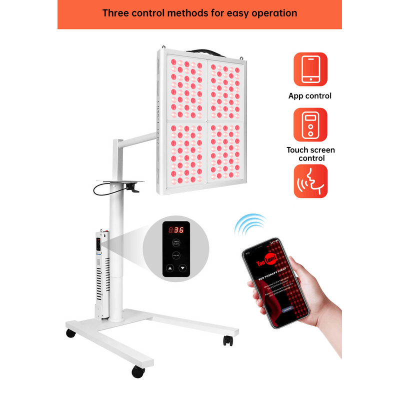 Full Body Red Light Panel - 660nm 850nm Infrared Therapy Device Pain Relief Stand