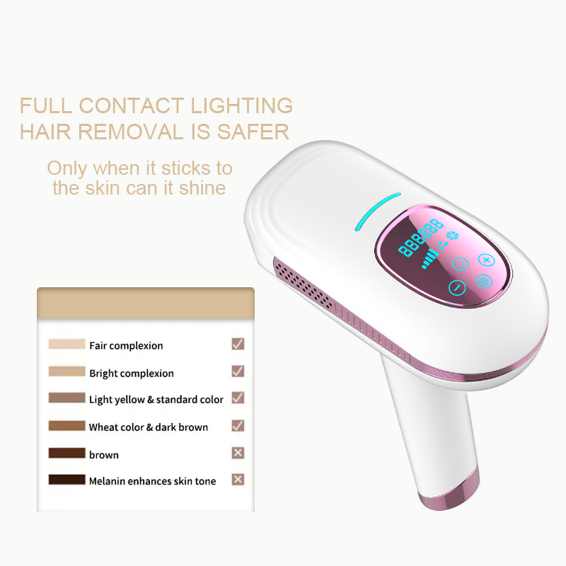 IPL Laser Hair Remover - At Home Ice Cooling 9 Adjustable Intensity Levels