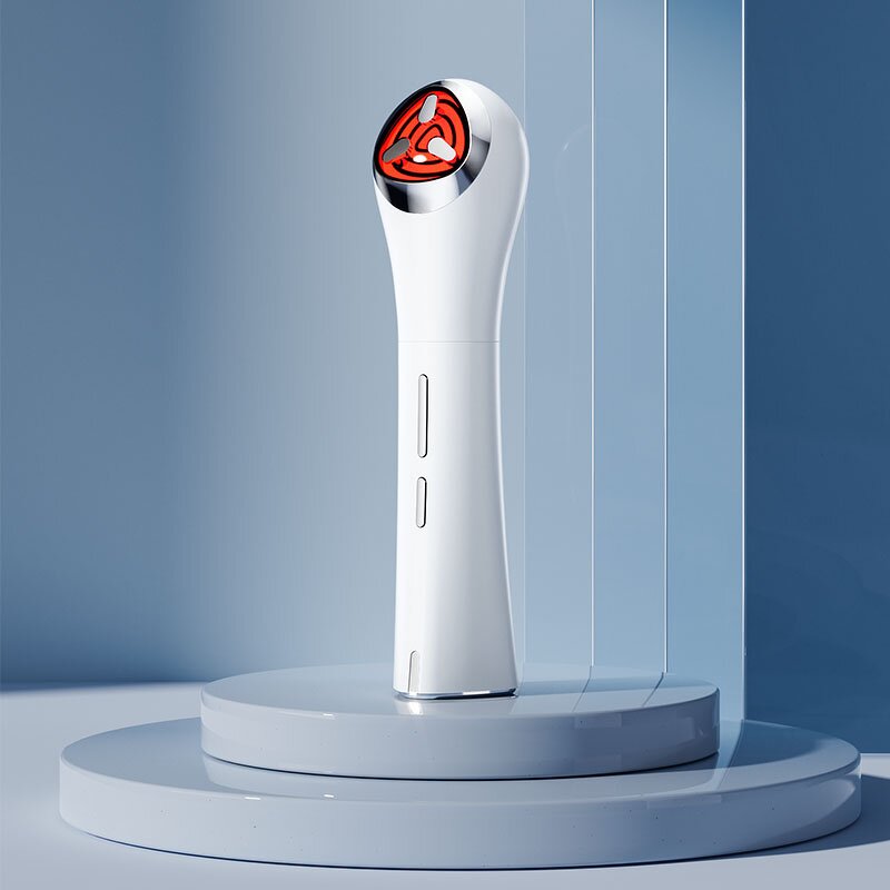 7-Color Light Therapy Massager - Microcurrent Vibration Face Lifting Anti-Puffiness Tool