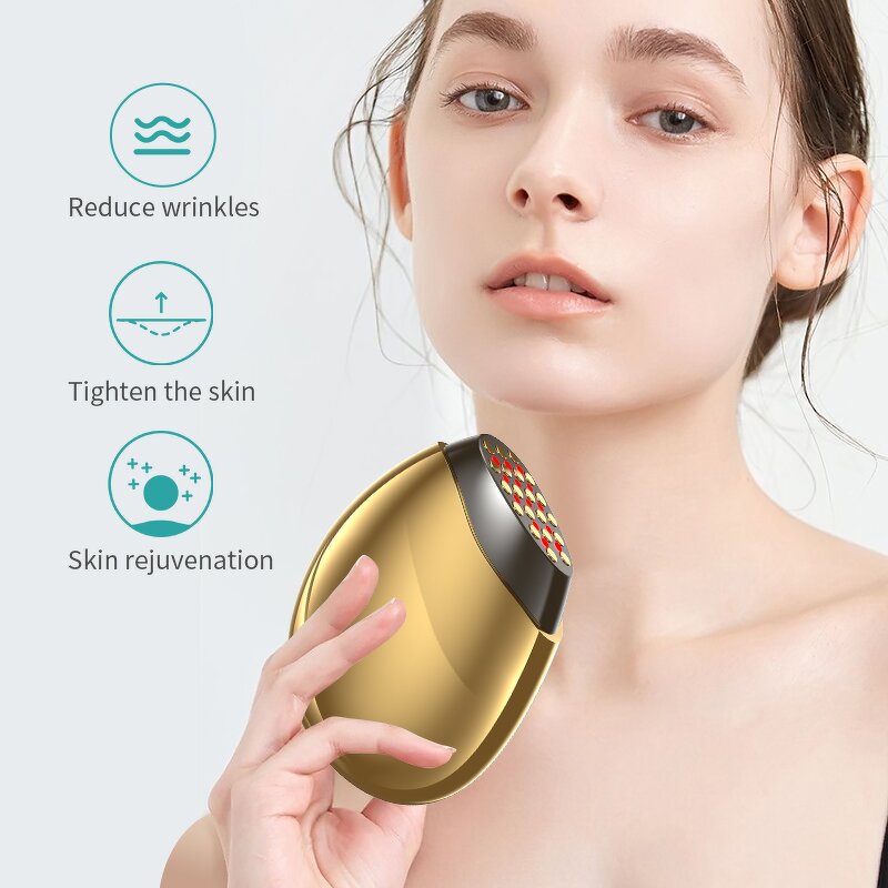 RF Facial Beauty Device - MFIP EMS Microcurrent Pulse Wrinkle Removal Face Lifting