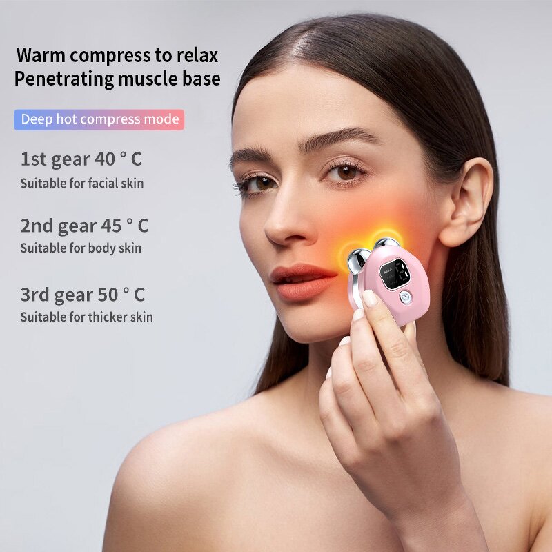 Micro Current Facial Device - Massager Toning Anti-aging Face Neck Lifting Tool