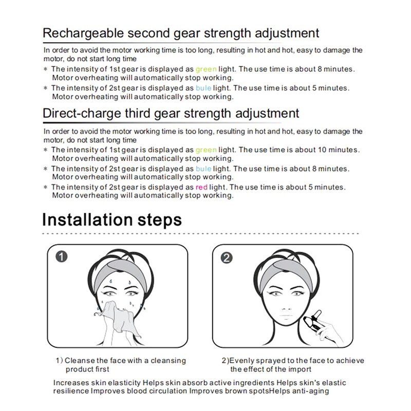 Oxygen Injection Jet Spray Pen - Water Oxygen Jet Peeling Facial Spa Nano Injector