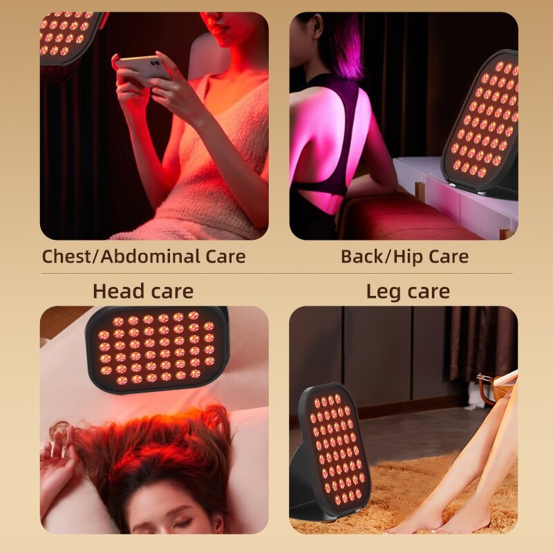 Infrared Red Light Stand - Electric LED Therapy Panel Holder for Face and Body