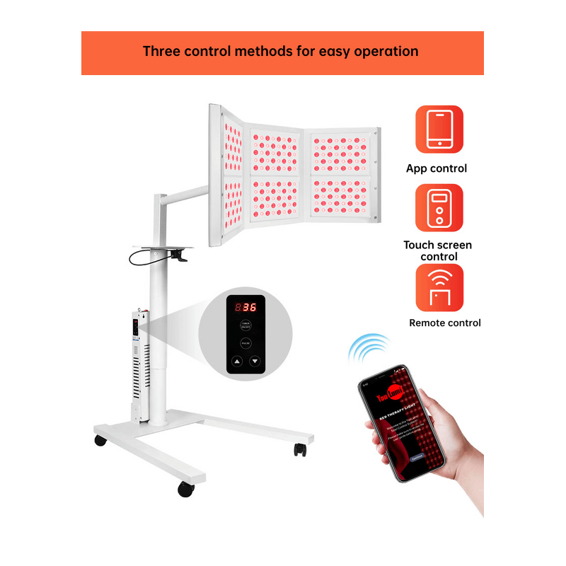 Full Body Red Light Panel - 660nm 850nm Infrared Therapy Device Pain Relief Stand