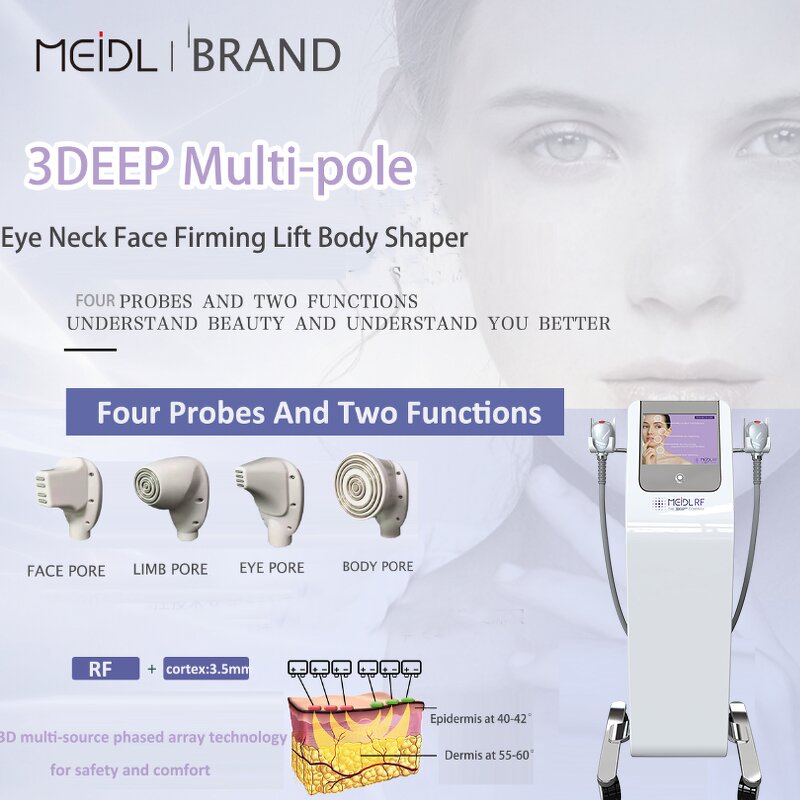 3 Deep RF Device - Multi-source Skin Tightening Eye Face Wrinkle Removal Radio Frequency Tool
