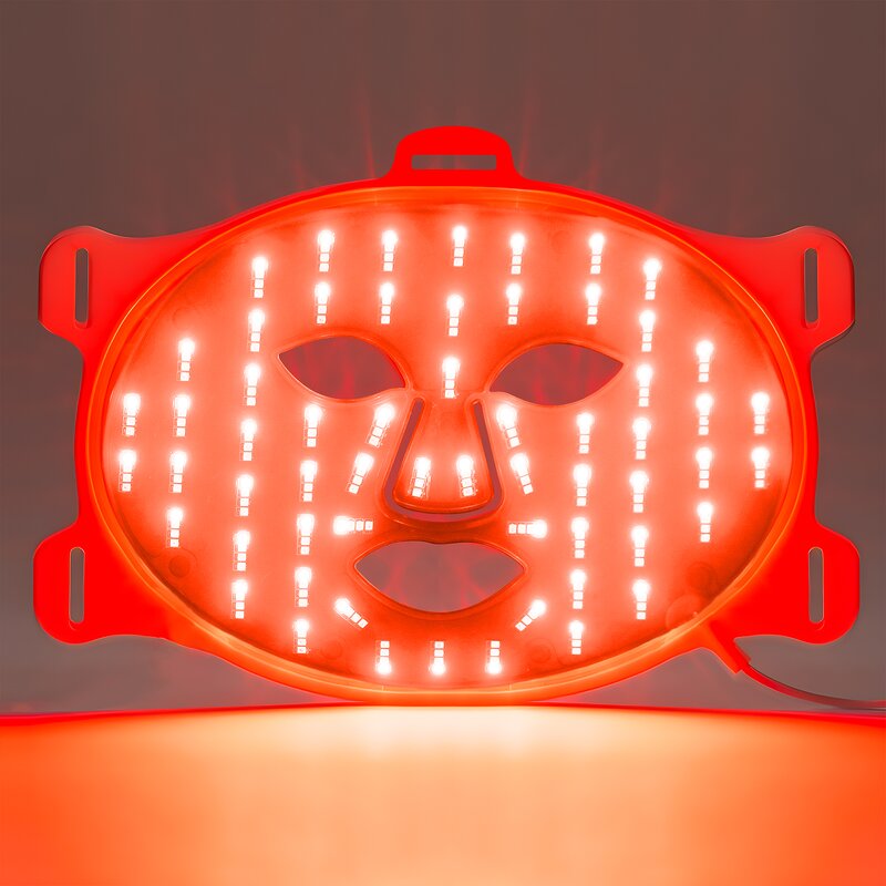 Silicone LED Facial Mask - Infrared Photon Home Red Light Therapy Acne Treatment