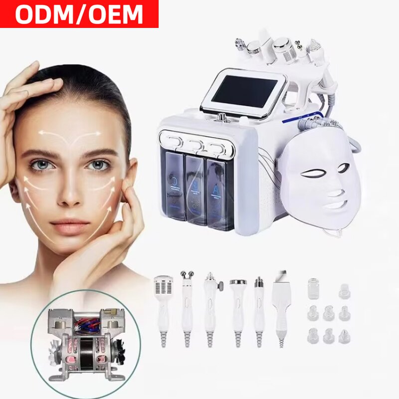 7 in 1 Aqua Peeling Machine - RF Skin Tightening Facial Cleaning Professional OEM ODM
